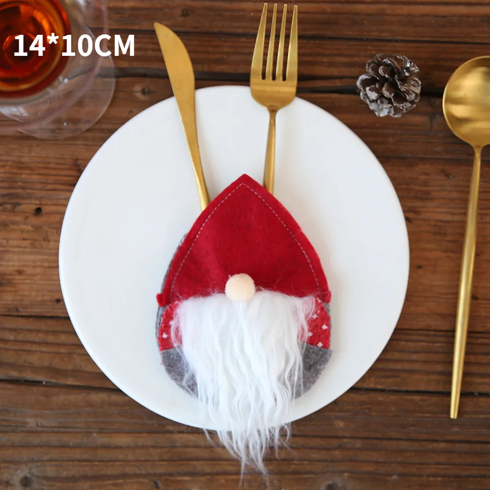 Présentoir de Noël pour couverts