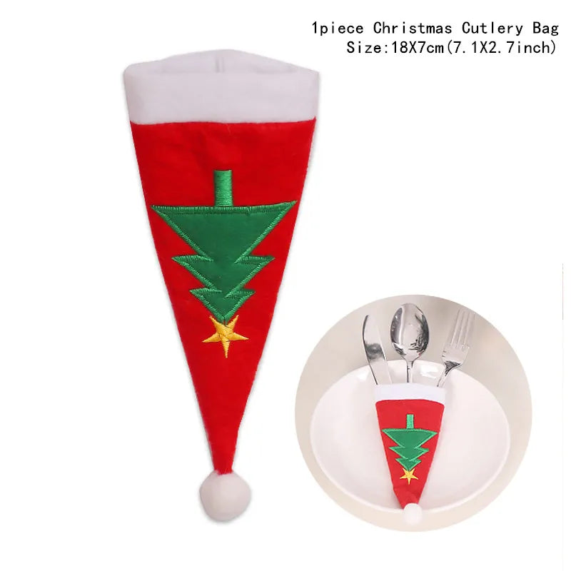 Présentoir de Noël pour couverts