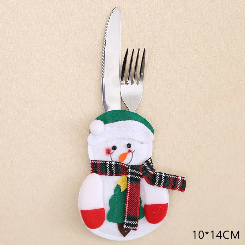 Présentoir de Noël pour couverts