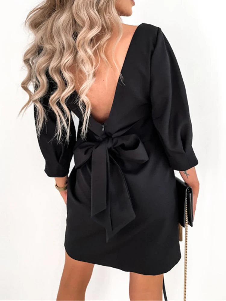 Robe mi-longue