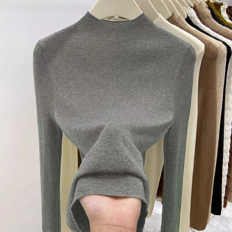 Pull col rond femme