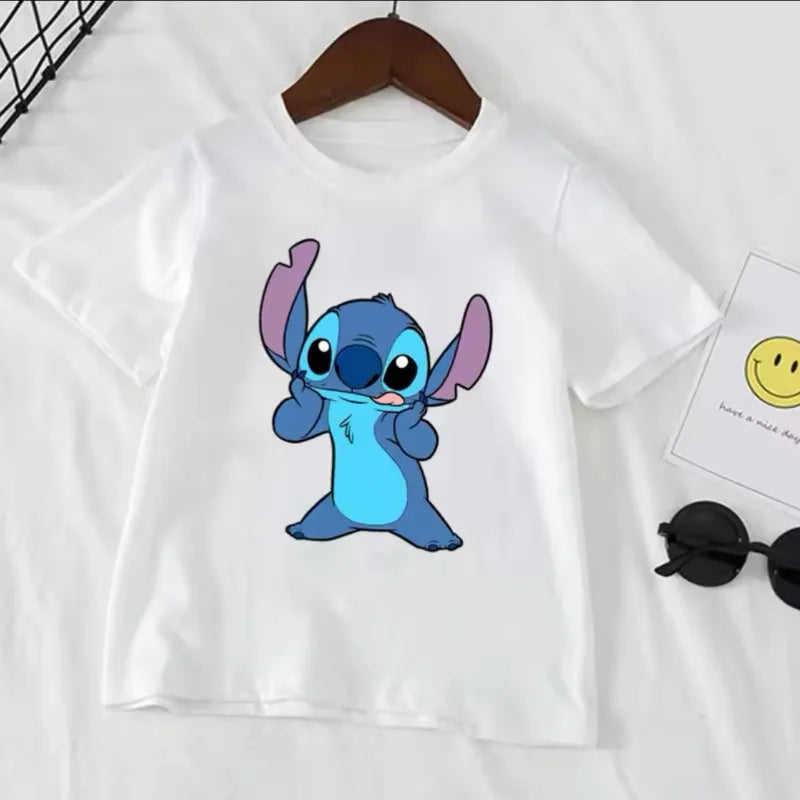 T-shirt Stitch/Winnie l’ourson