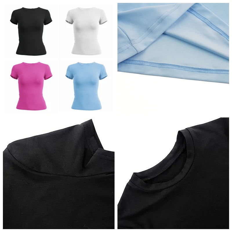 T-shirt court femme