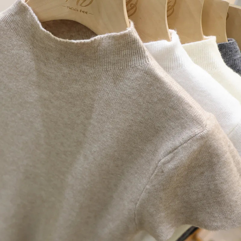 T-shirt femme col rond