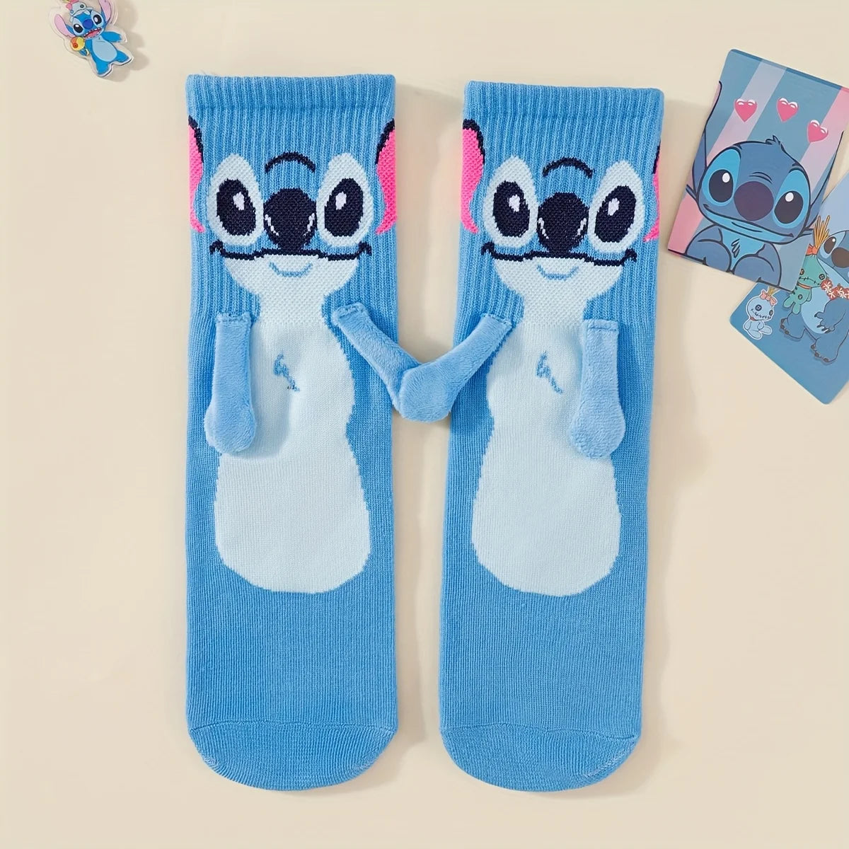 Chaussettes aimantée Stitch