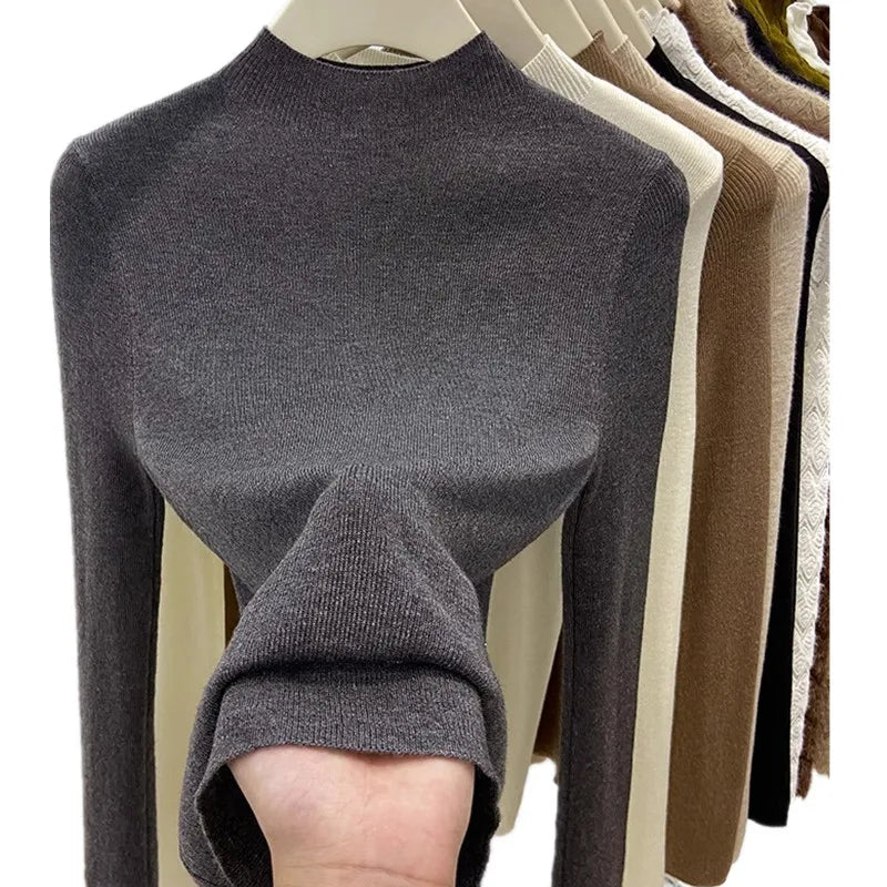 Pull col rond femme
