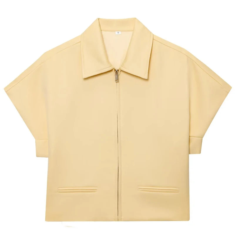 Veste court à manches courtes