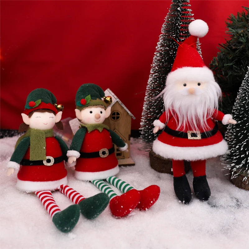 Peluche elfe de Noël