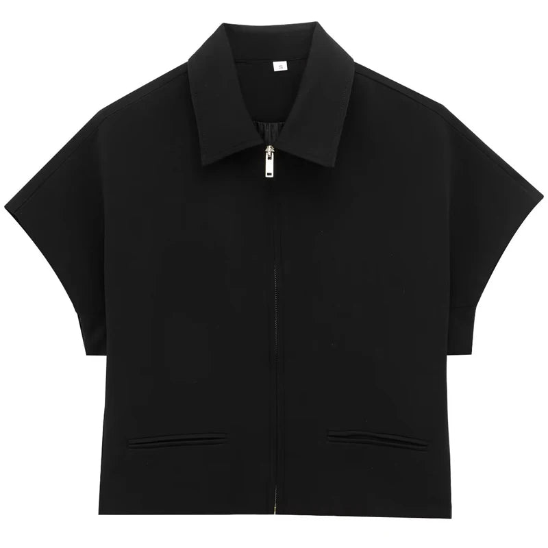Veste court à manches courtes