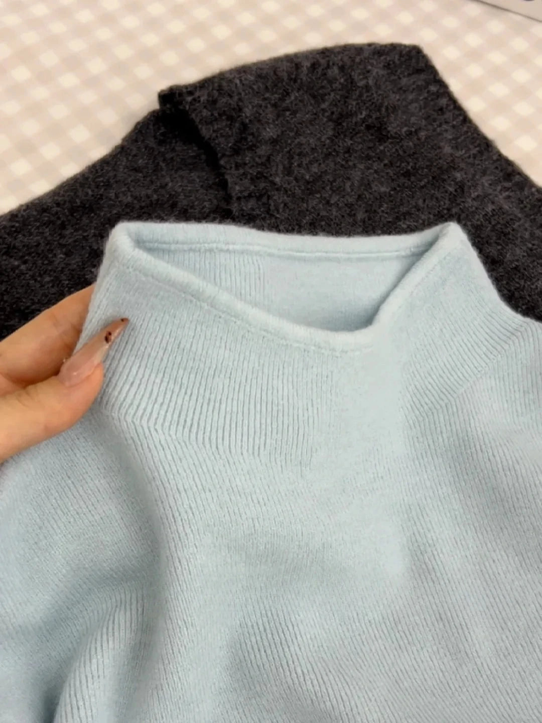 Pull col rond femme