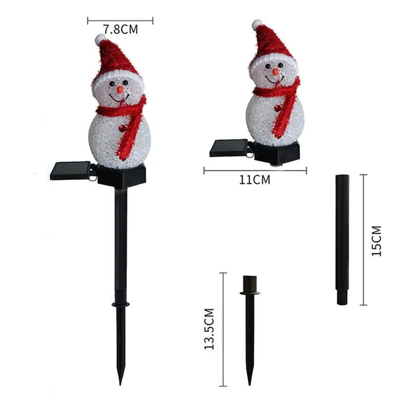 Bonhomme de neige lumineux