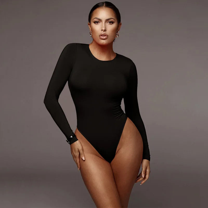 Body manches longues femme