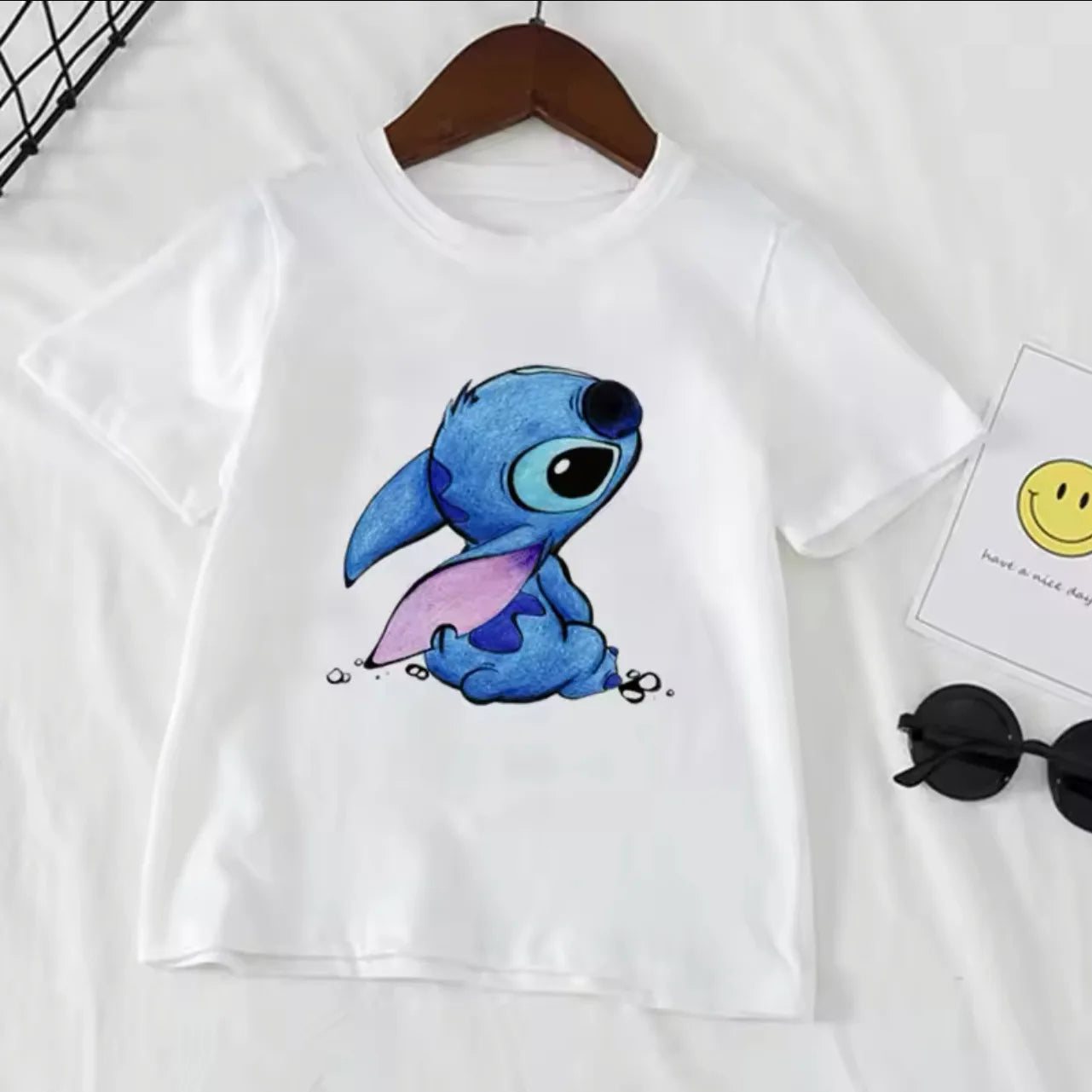 T-shirt Stitch/Winnie l’ourson