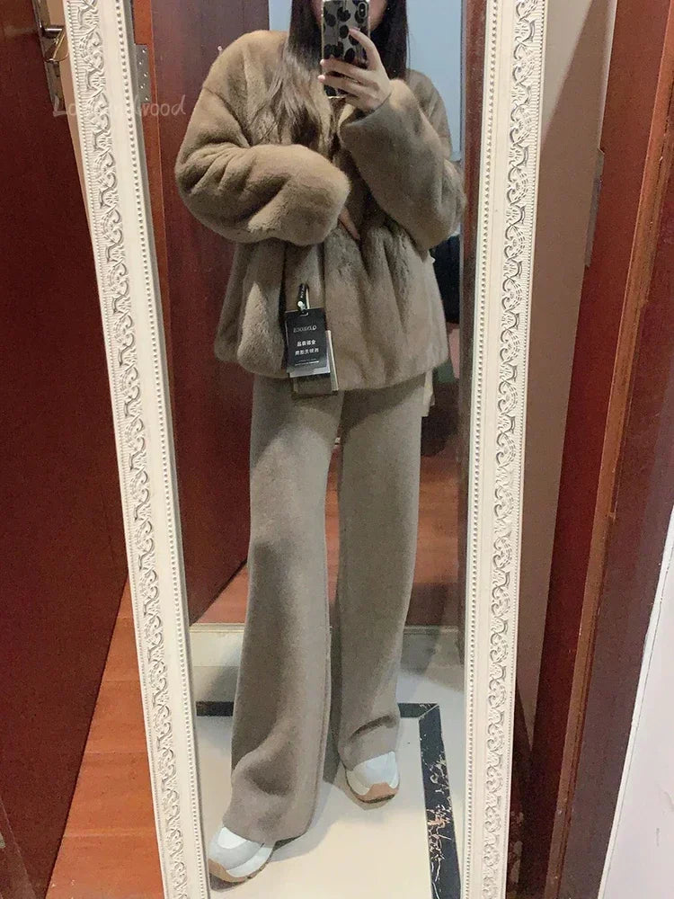 Pantalon chaud femme