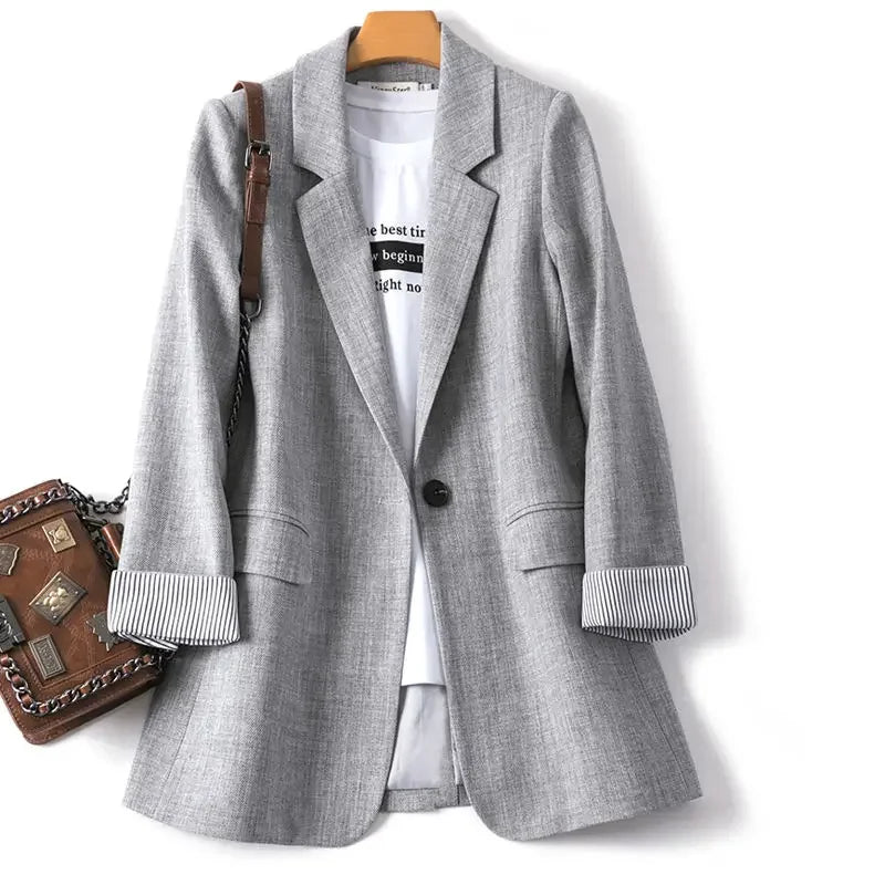 Blazer long femme