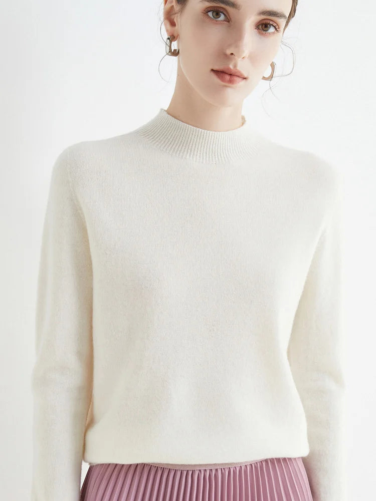 Pull femme col rond