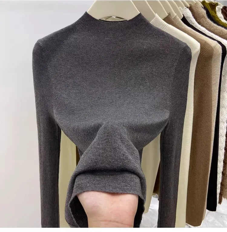 Pull col rond femme