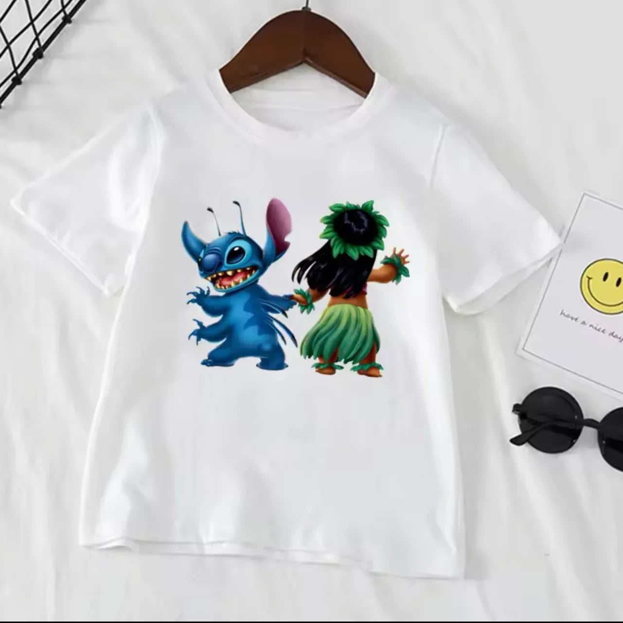 T-shirt Stitch/Winnie l’ourson