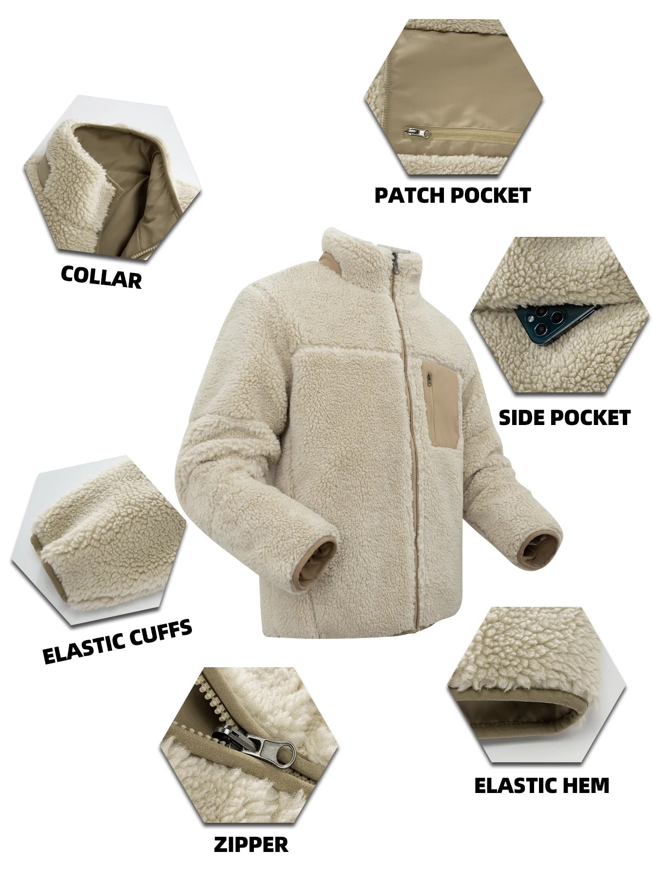 Veste polaire homme