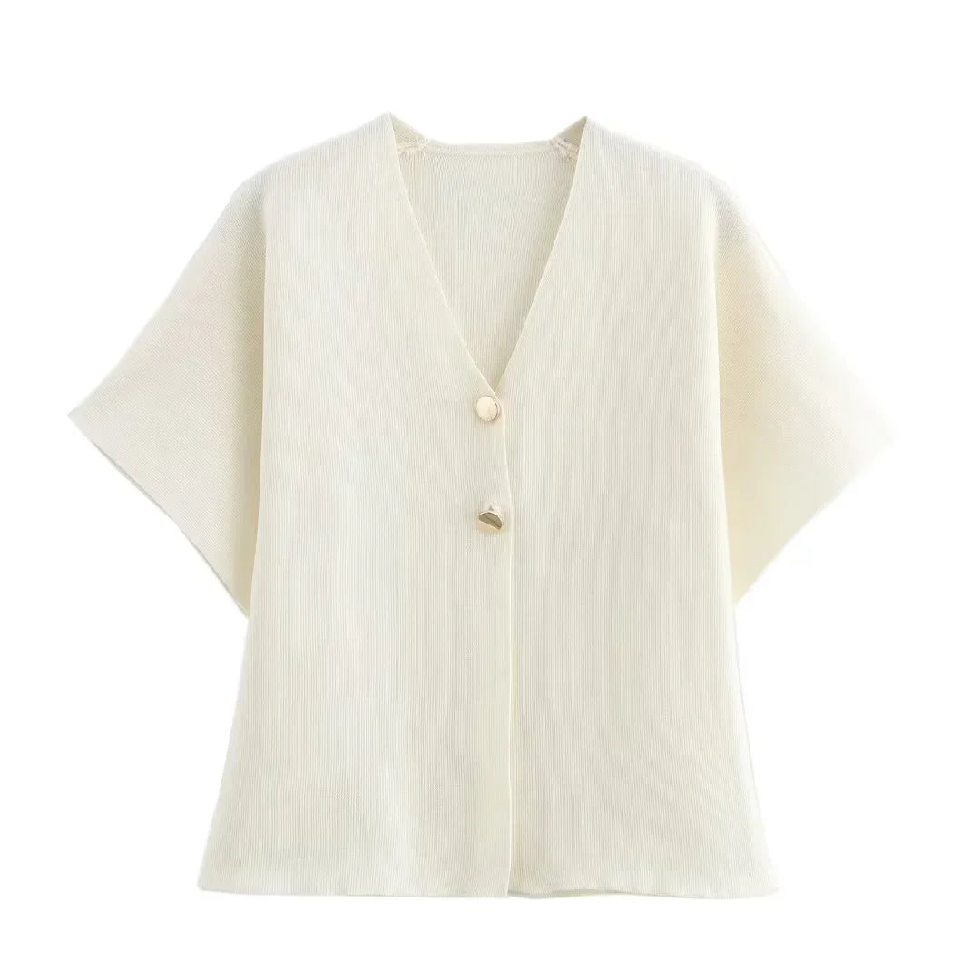 Cardigan à manche courte femme