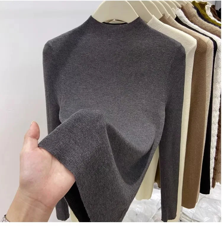 Pull col rond femme