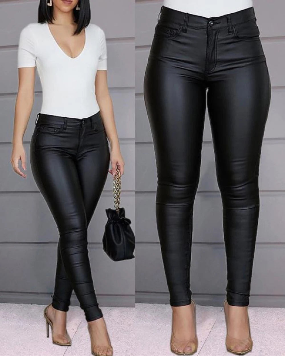 Pantalon slim femme