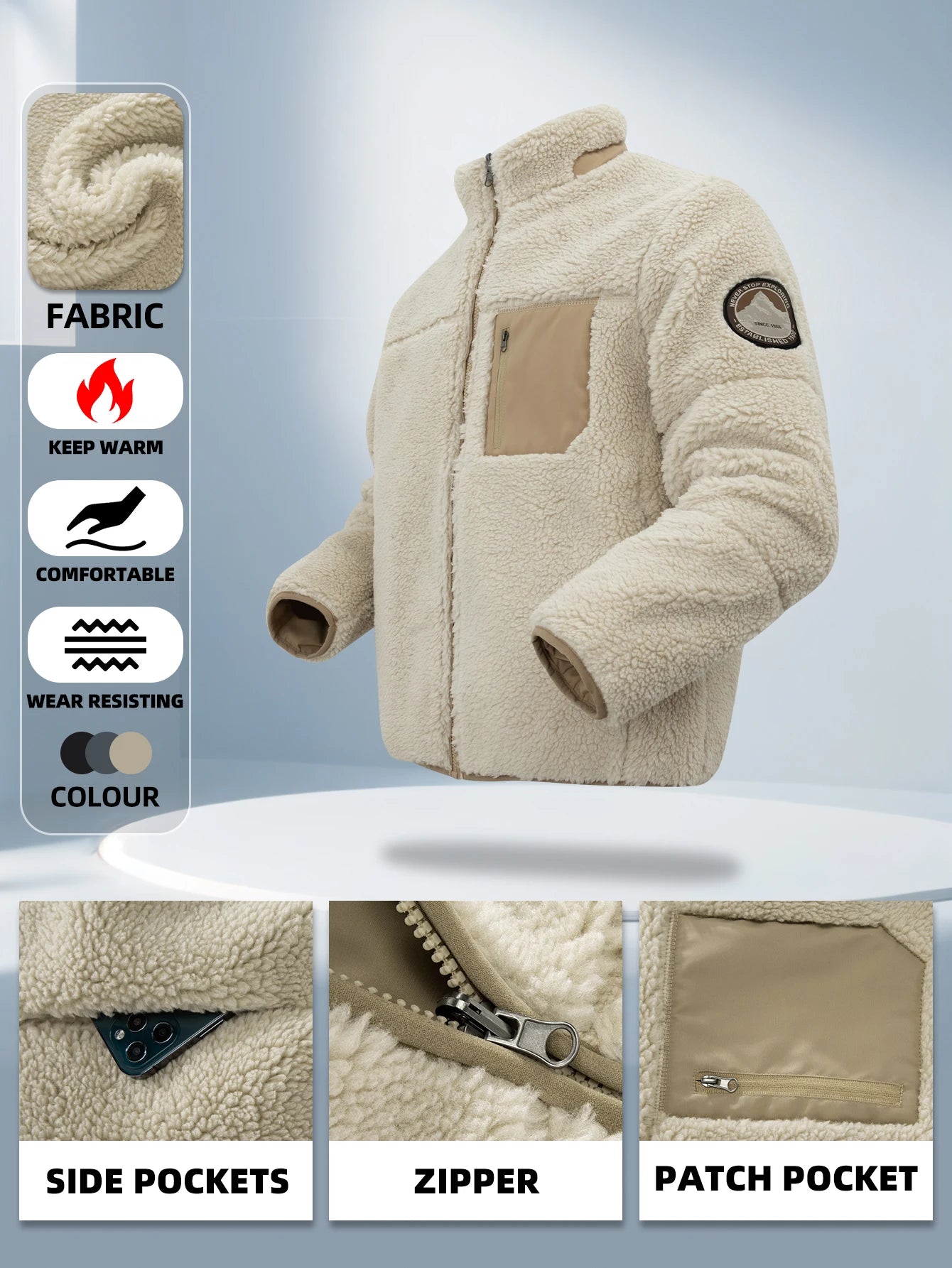 Veste polaire homme