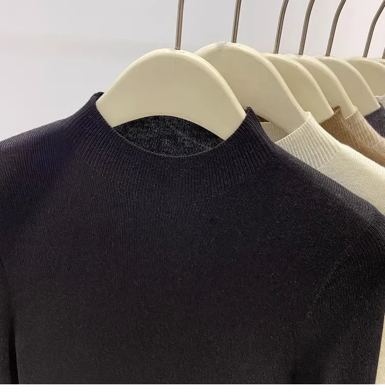 Pull col rond femme