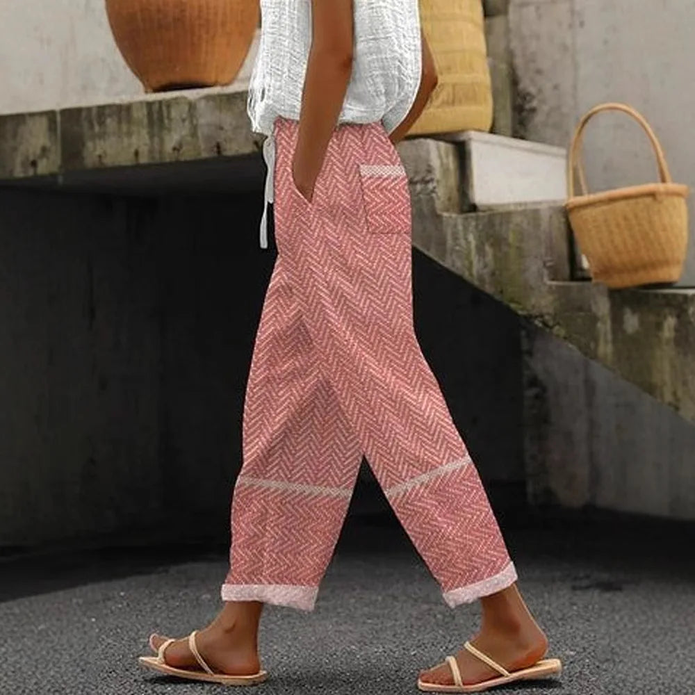 Pantalon fleuris