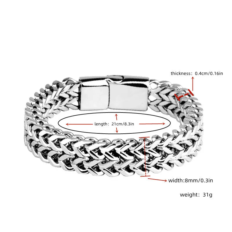 Bracelet magnétique mixte