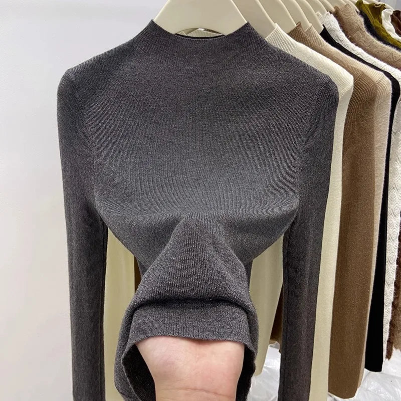 Pull col rond femme