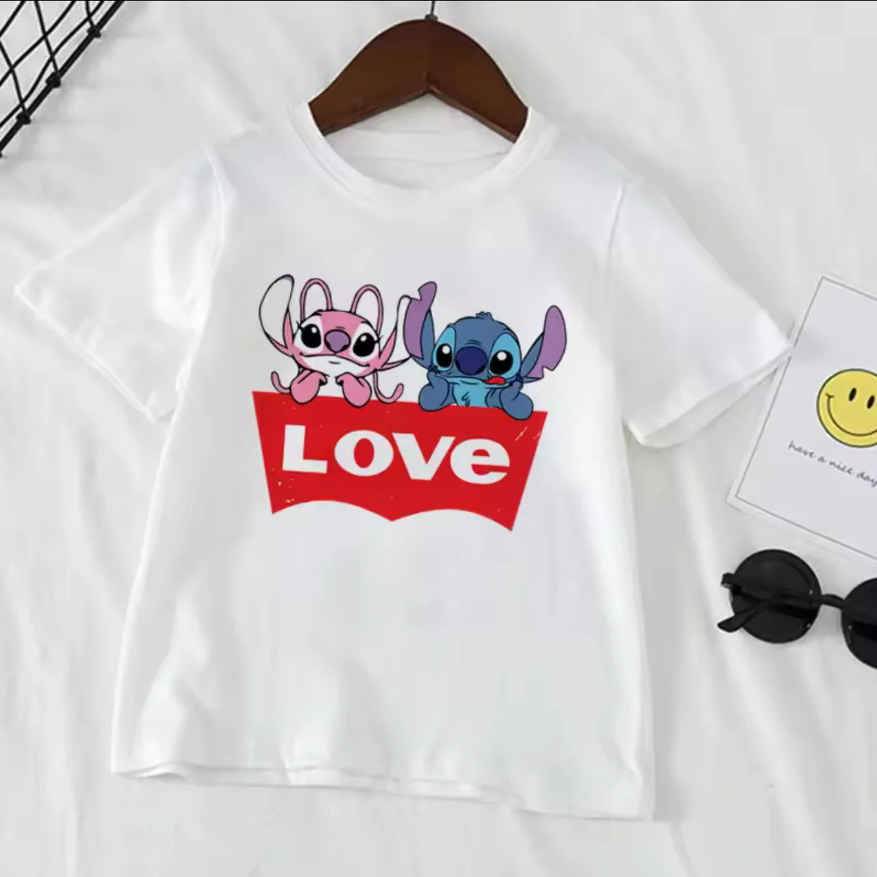T-shirt Stitch/Winnie l’ourson