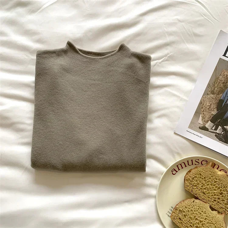 Pull col rond femme