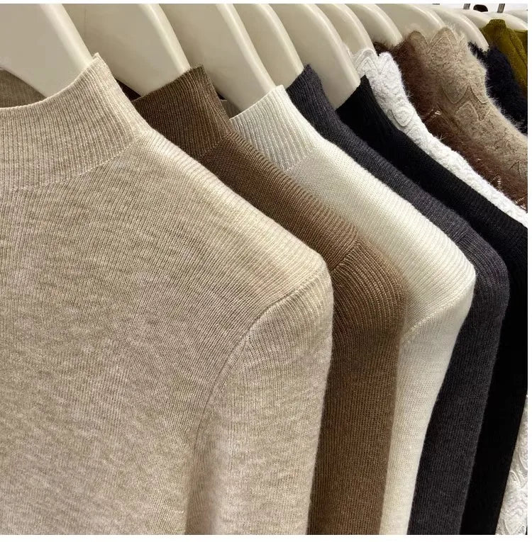 Pull col rond femme