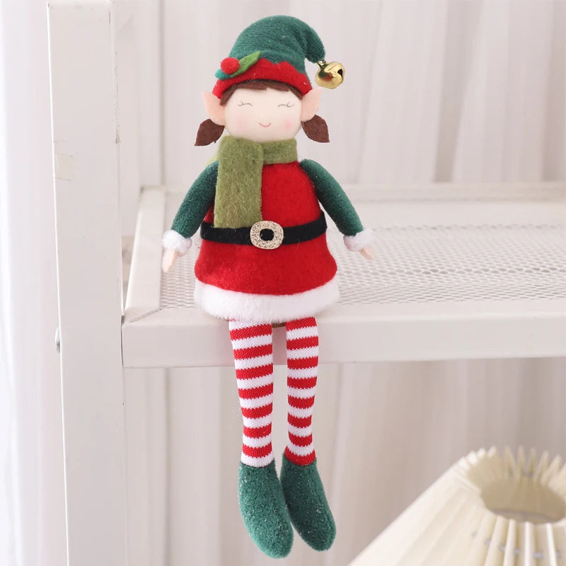 Peluche elfe de Noël