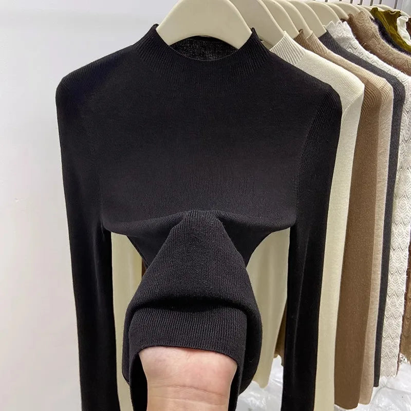 Pull col rond femme