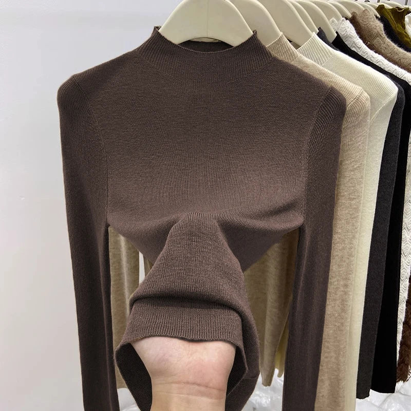 Pull col rond femme