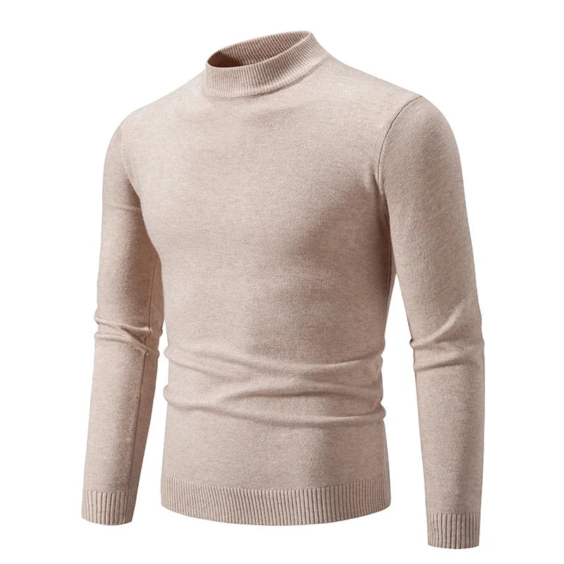 Pull col montant homme