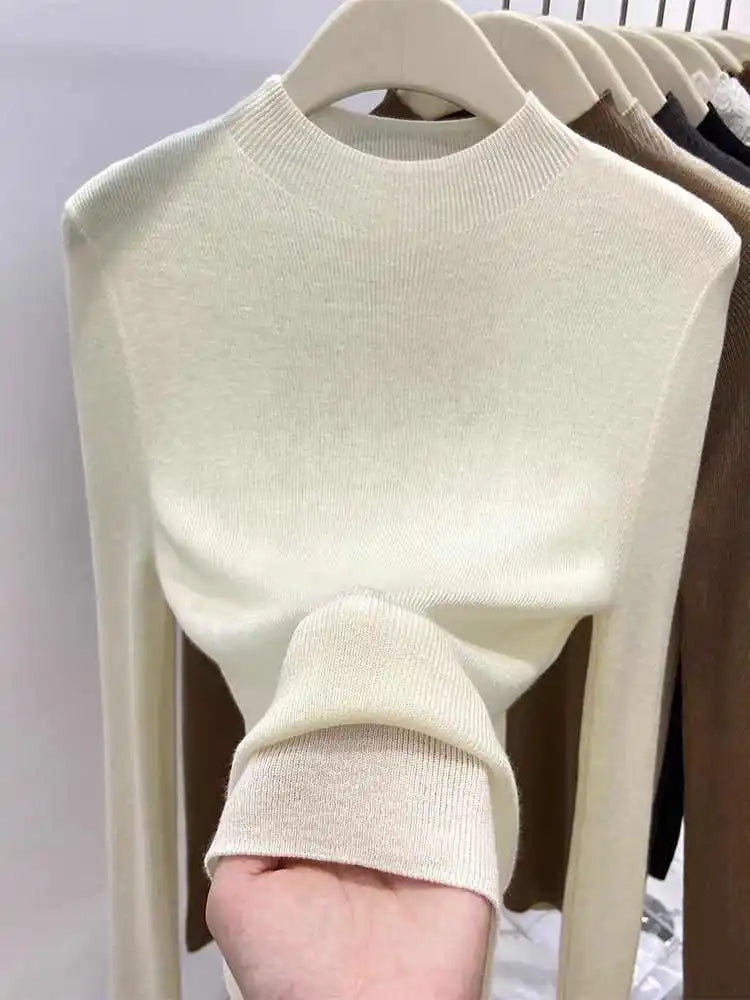 Pull col rond femme