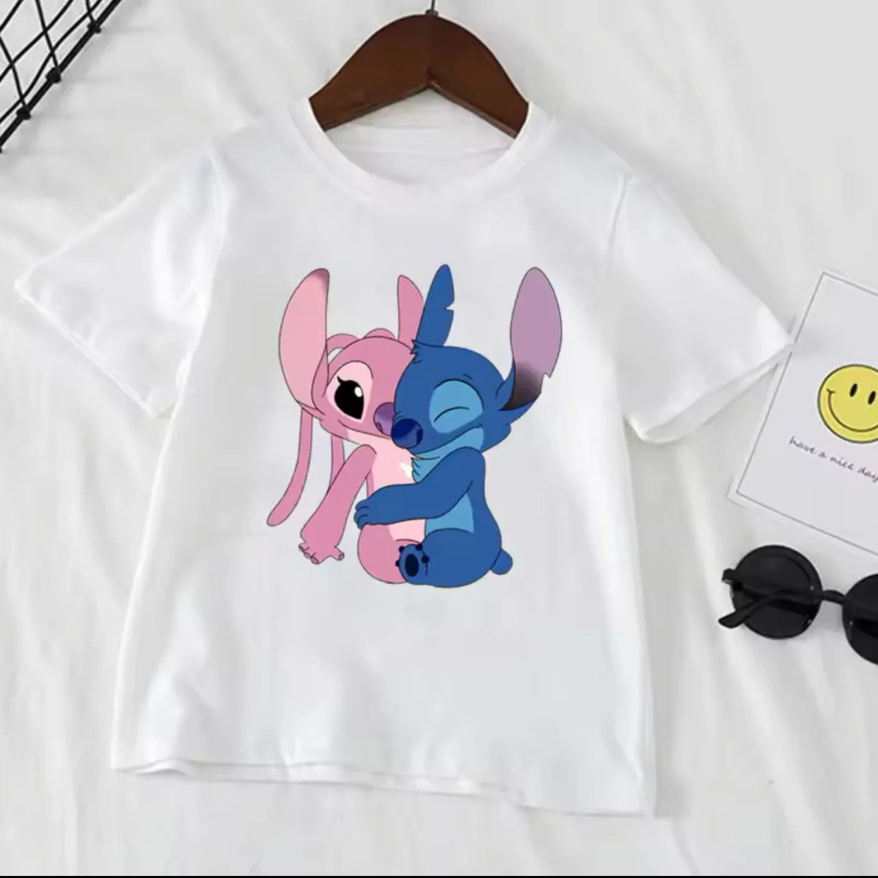 T-shirt Stitch/Winnie l’ourson