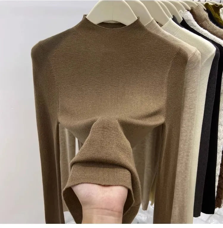 Pull col rond femme
