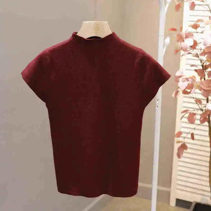 T-shirt femme col rond