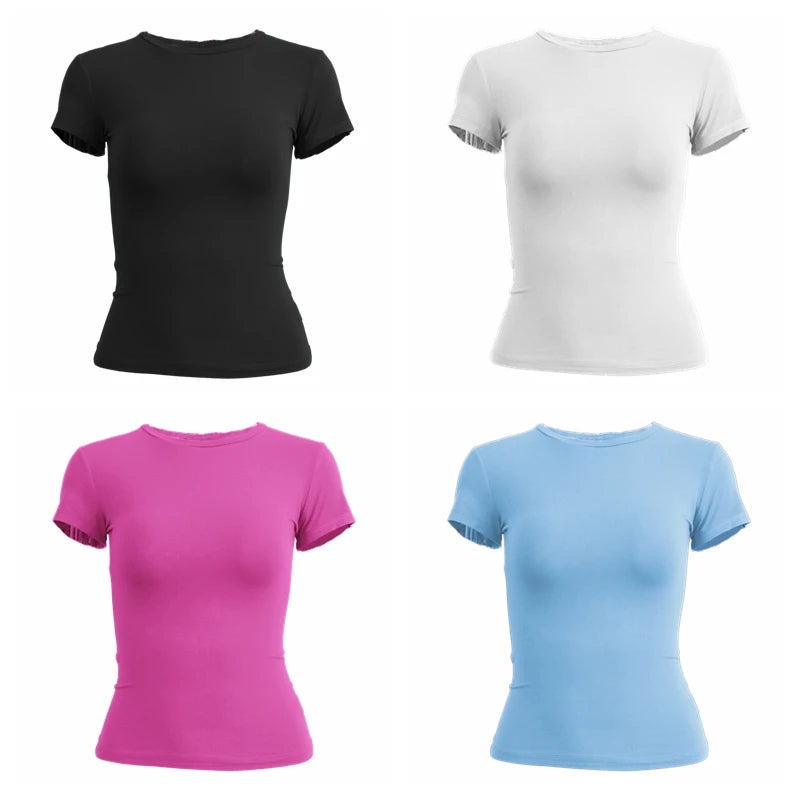 T-shirt court femme