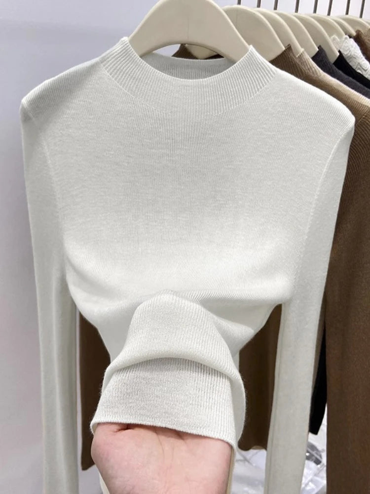 Pull col rond femme