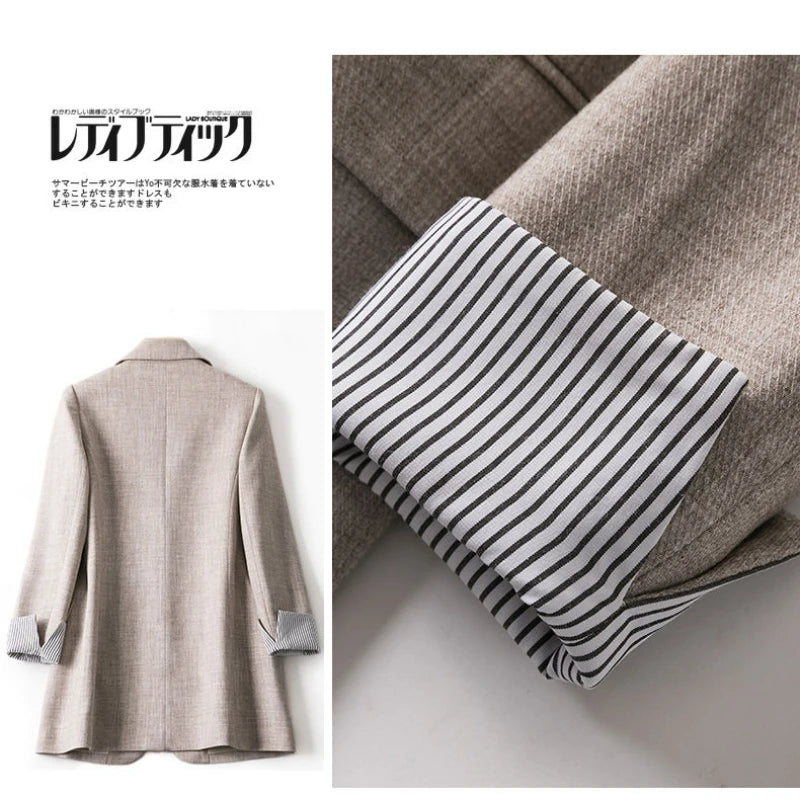 Blazer long femme
