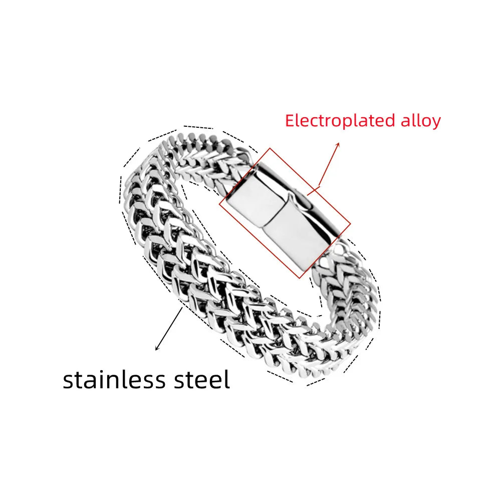 Bracelet magnétique mixte