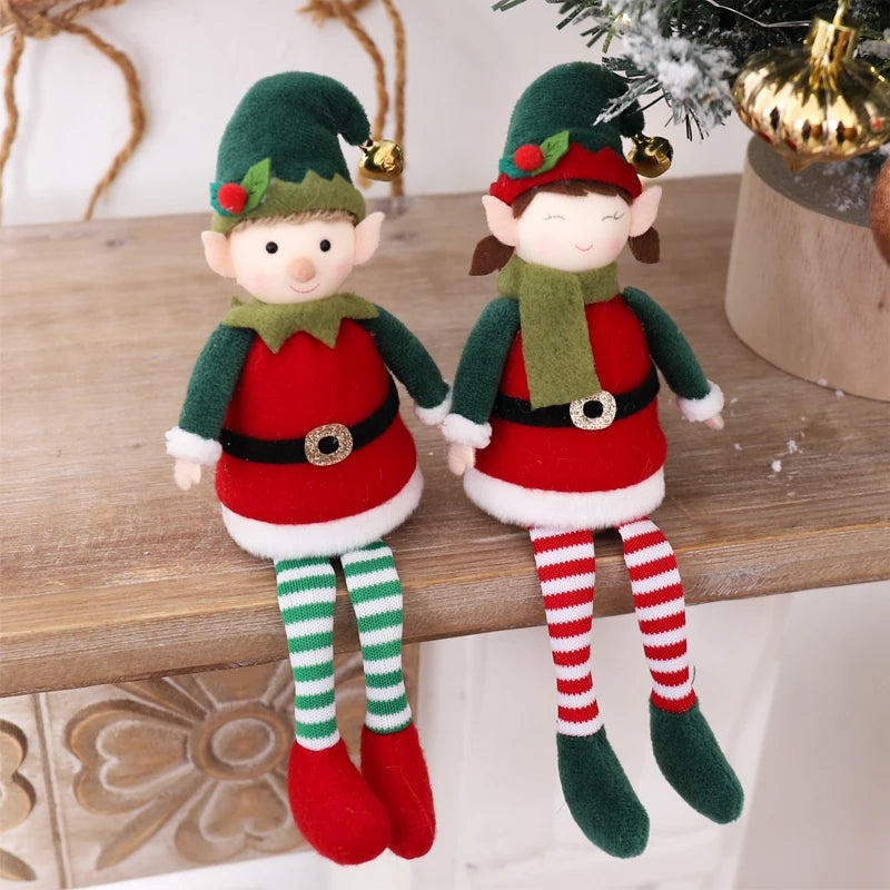 Peluche elfe de Noël