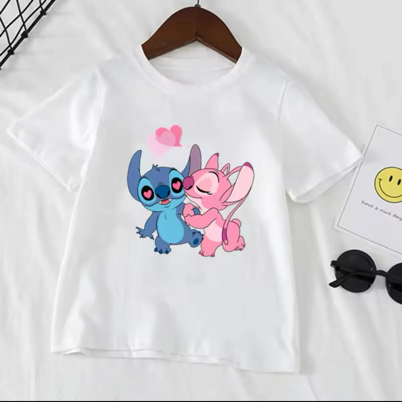 T-shirt Stitch/Winnie l’ourson