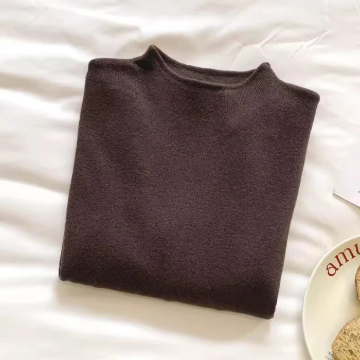 Pull col rond femme