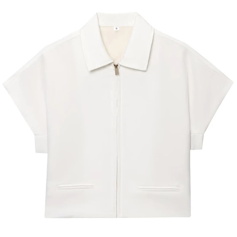 Veste court à manches courtes